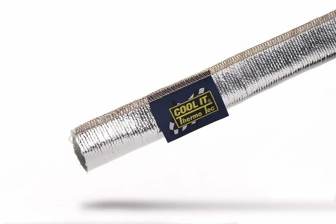 14005 – THERMO TEC Heat Shield Material, 3 Foot Length X 1/4 to 1/2 Inch Inside Diameter Reflects Over 90 Percent of ...